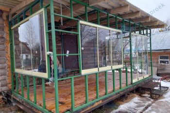 Остекление веранды в Шипулино