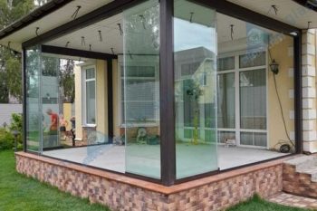 Остекление веранды в поселке Птичное